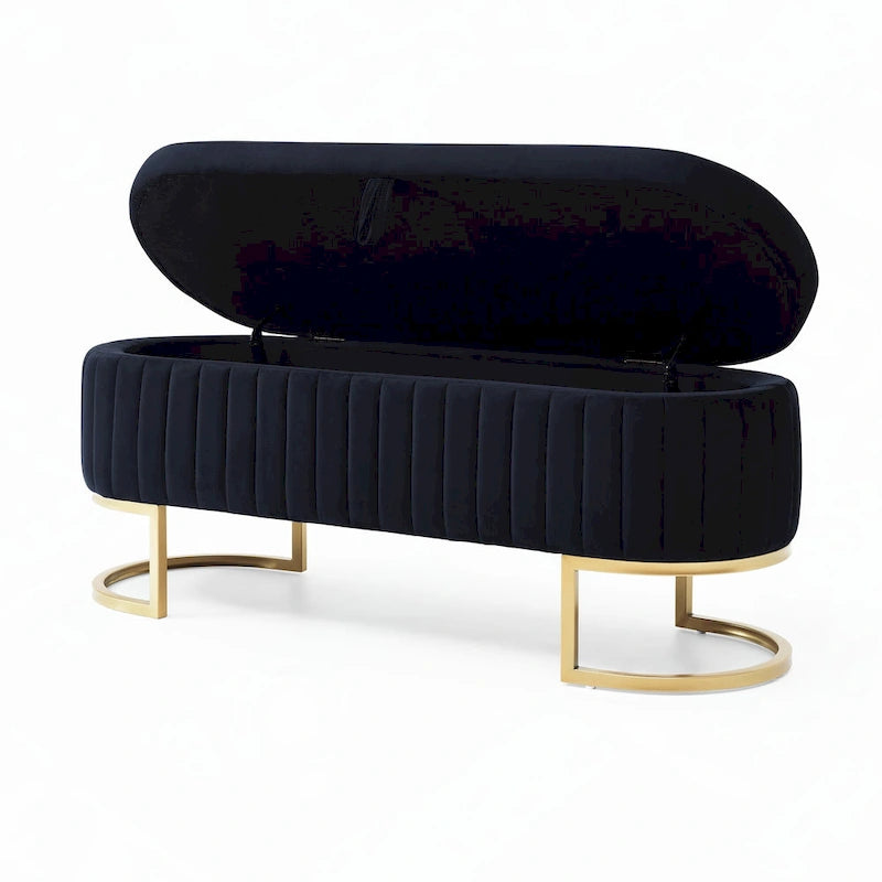 Banc de rangement pour chambre à coucher