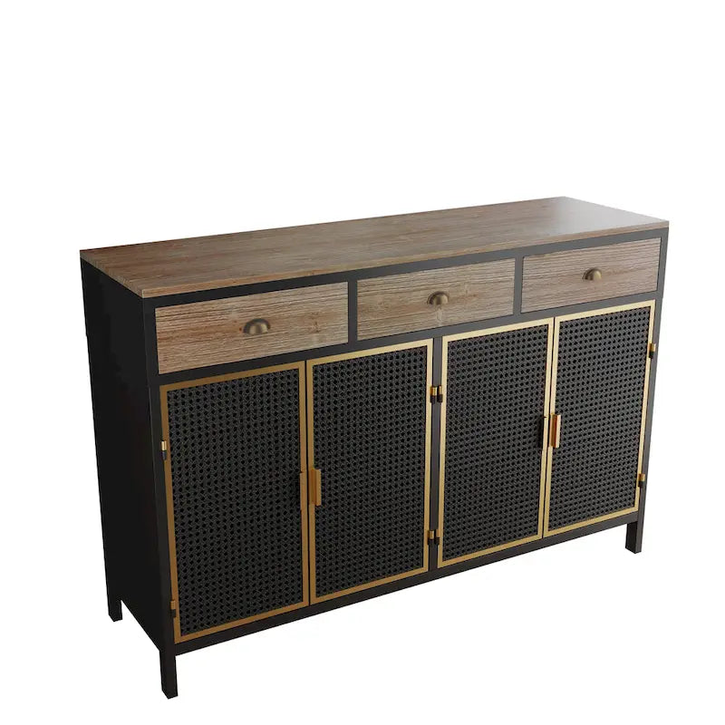Meuble de rangement autoportant pour buffet Meuble d'entrée bas