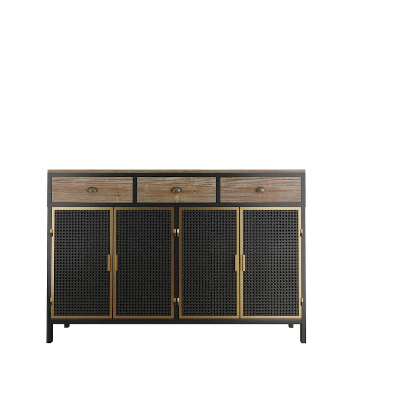Meuble de rangement autoportant pour buffet Meuble d'entrée bas