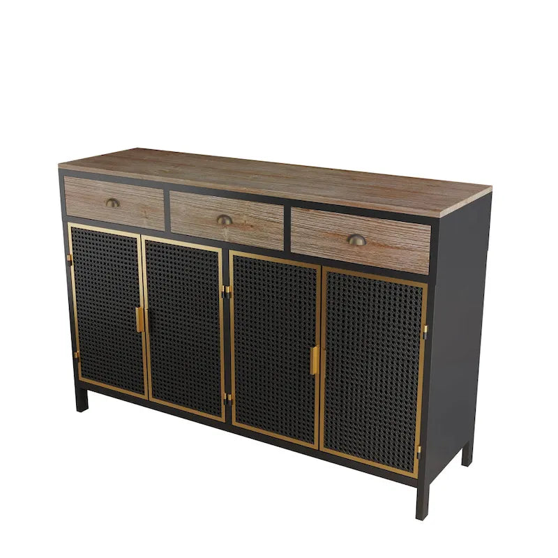 Meuble de rangement autoportant pour buffet Meuble d'entrée bas