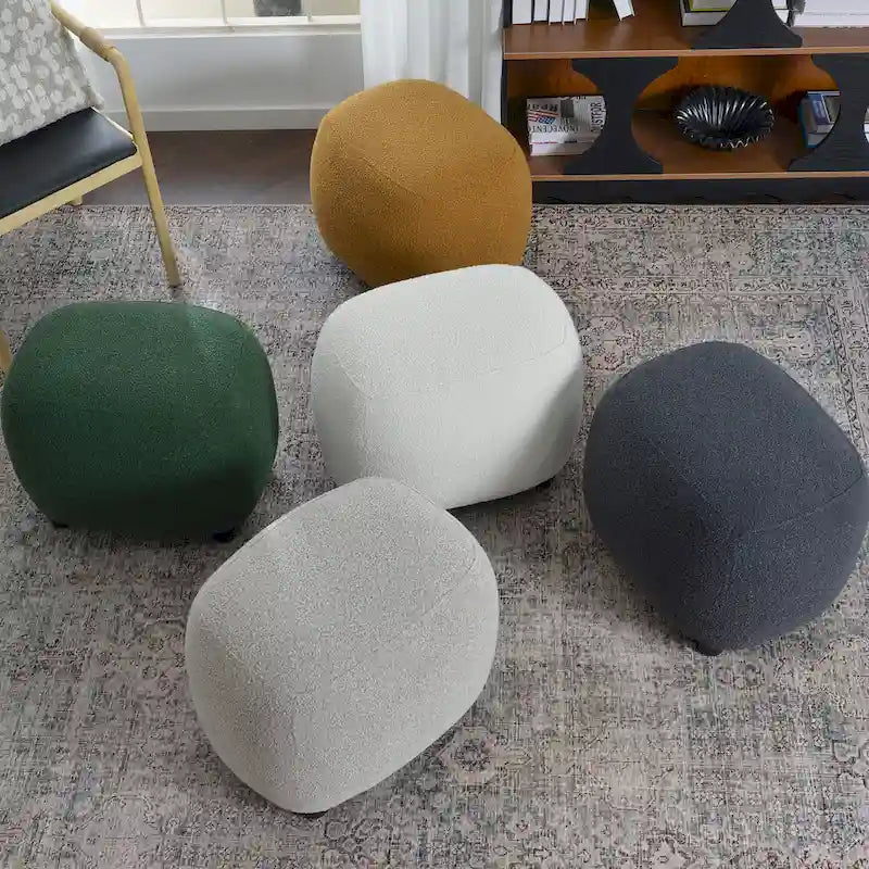 Repose-pieds Ottomane en Boucle de 23 po de Large Fauteuil Canapé