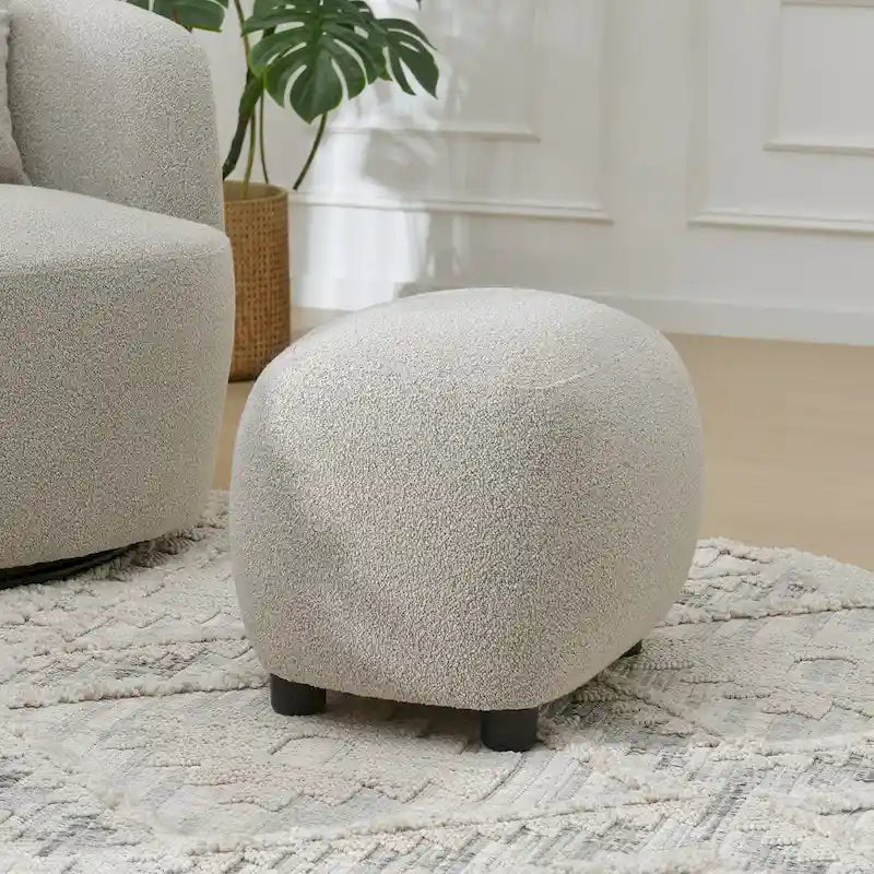 Repose-pieds Ottomane en Boucle de 23 po de Large Fauteuil Canapé
