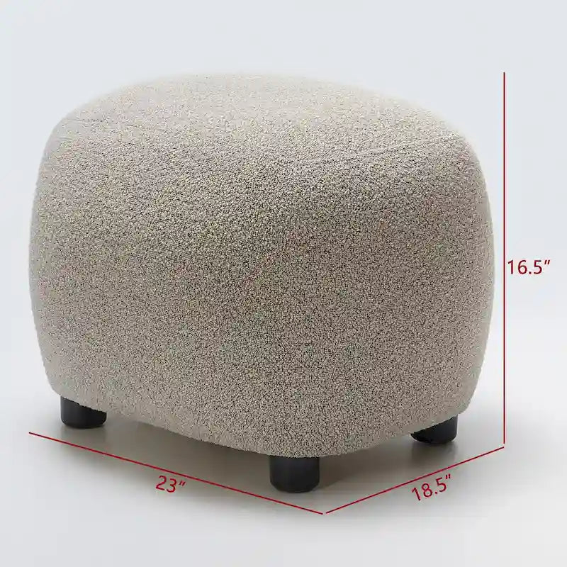 Repose-pieds Ottomane en Boucle de 23 po de Large Fauteuil Canapé
