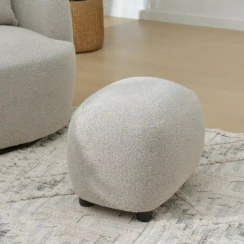 Repose-pieds Ottomane en Boucle de 23 po de Large Fauteuil Canapé