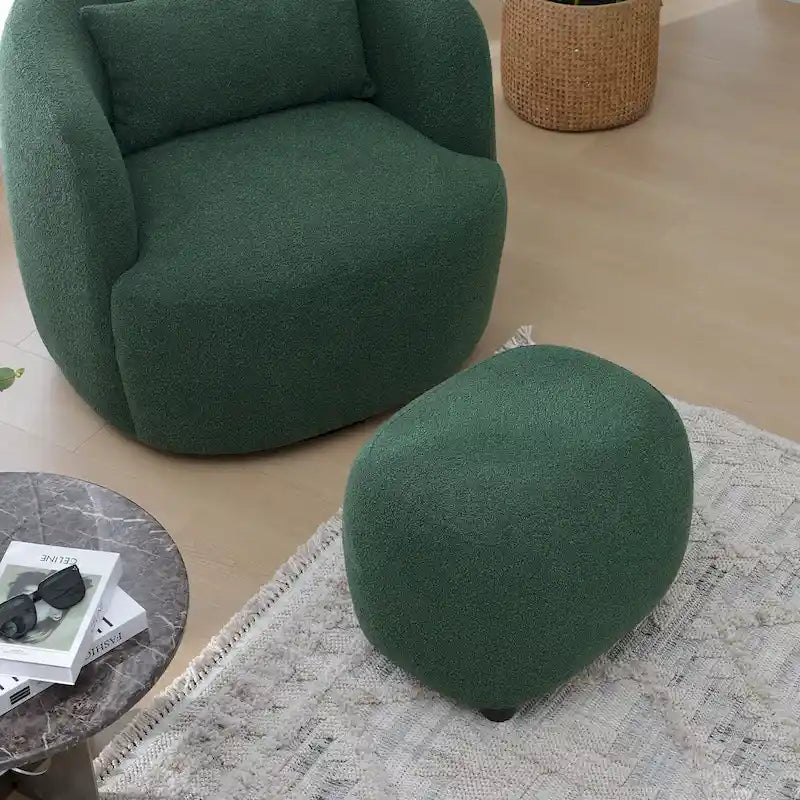 Repose-pieds Ottomane en Boucle de 23 po de Large Fauteuil Canapé