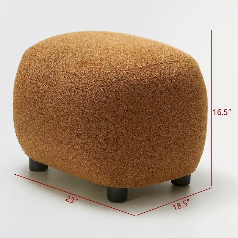 Repose-pieds Ottomane en Boucle de 23 po de Large Fauteuil Canapé