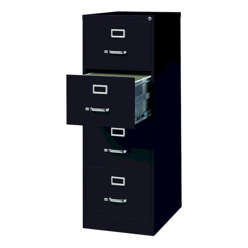 Classeur vertical commercial de 25 pouces de profondeur à 4 tiroirs pour documents de format légal