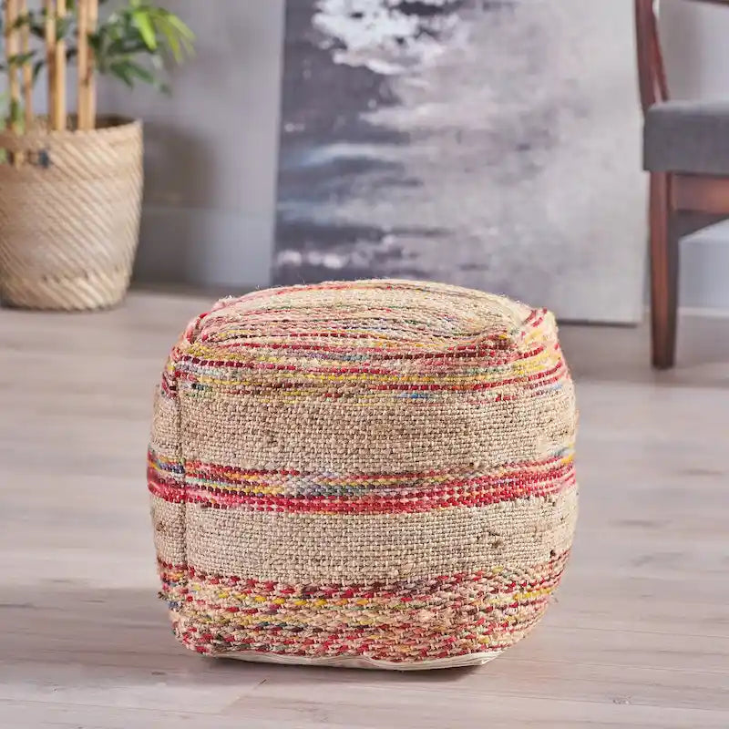 Futon en tissu fait main de style bohème