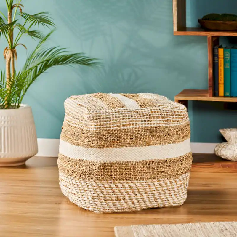 Futon en tissu fait main de style bohème
