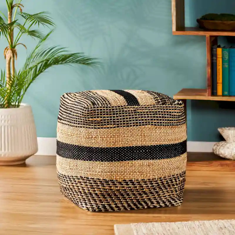 Futon en tissu fait main de style bohème