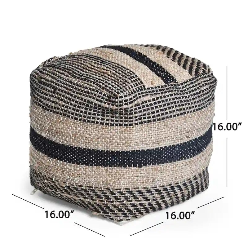 Futon en tissu fait main de style bohème