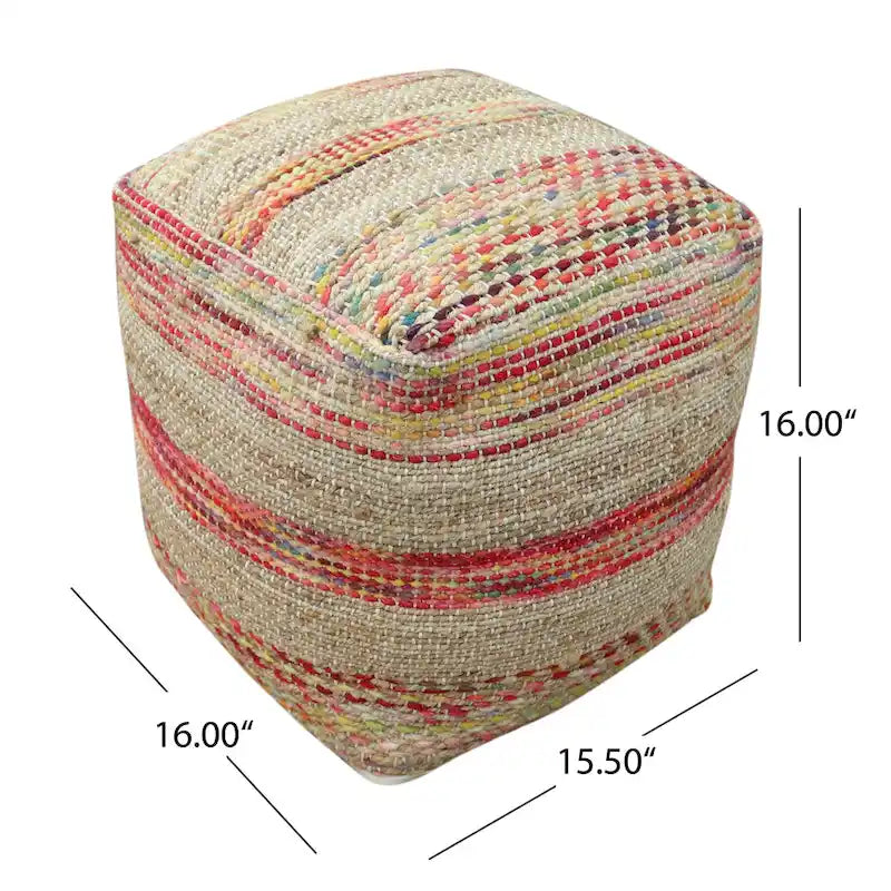 Futon en tissu fait main de style bohème