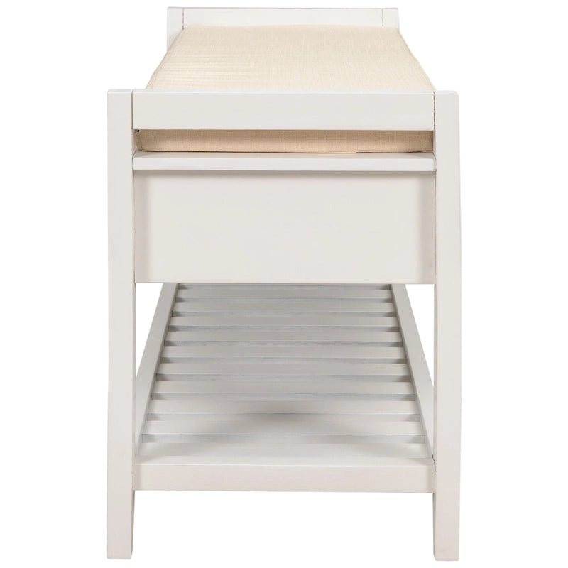 Banc de rangement d'entrée avec tiroirs