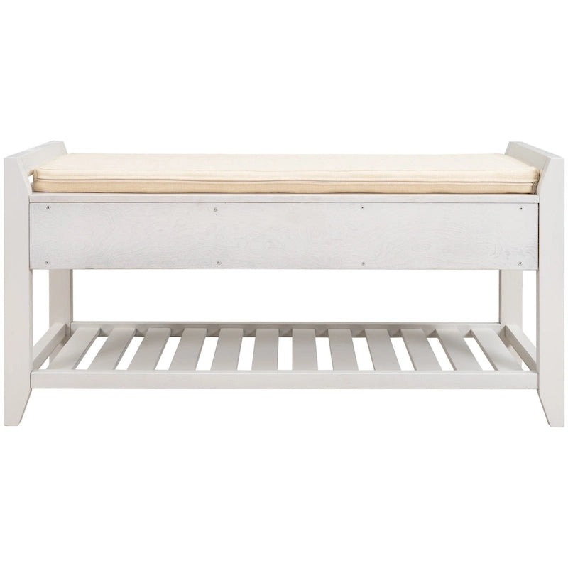 Banc de rangement d'entrée avec tiroirs