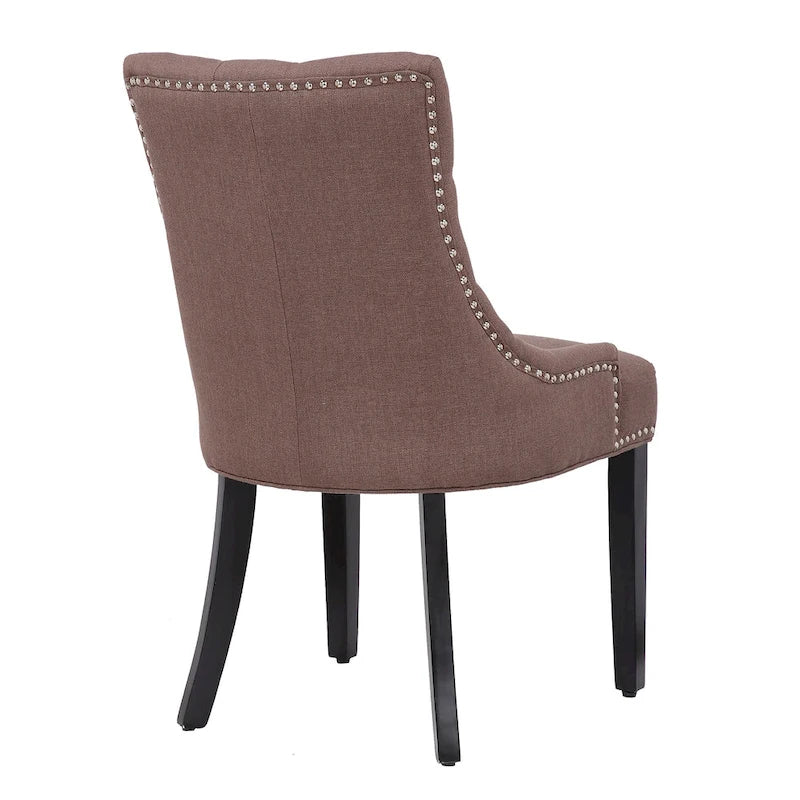 Chaise de salle à manger capitonnée (lot de 2)