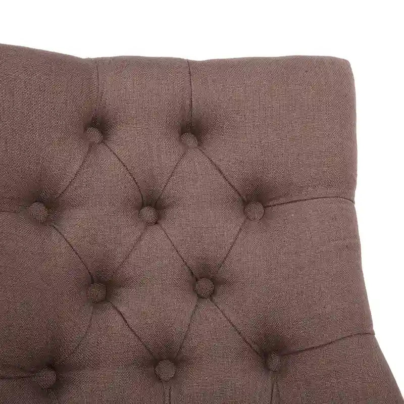Chaise de salle à manger capitonnée (lot de 2)
