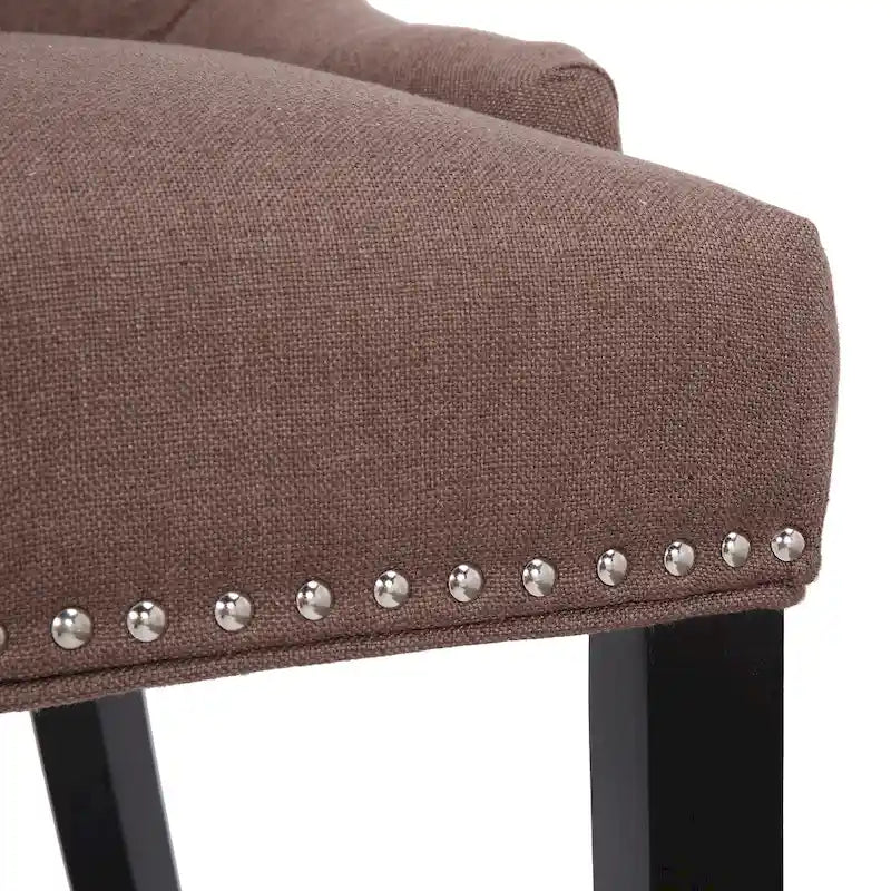 Chaise de salle à manger capitonnée (lot de 2)