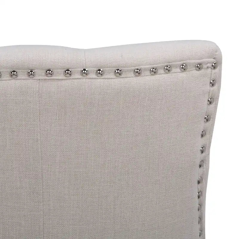 Chaise de salle à manger capitonnée (lot de 2)