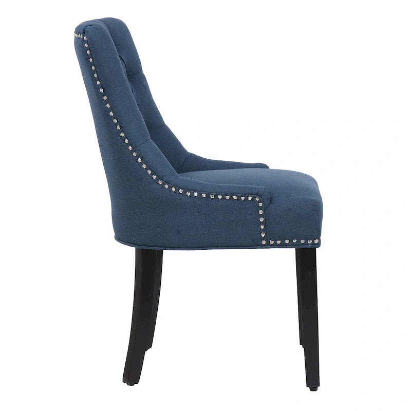 Chaise de salle à manger capitonnée (lot de 2)