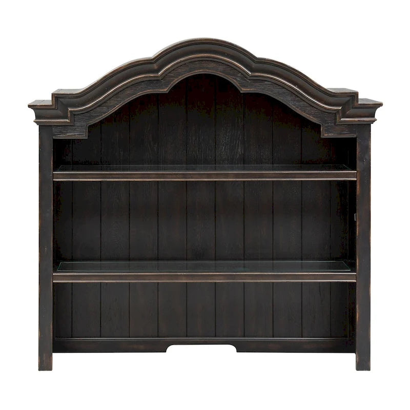 Vaisselier crédenza noir antique brossé