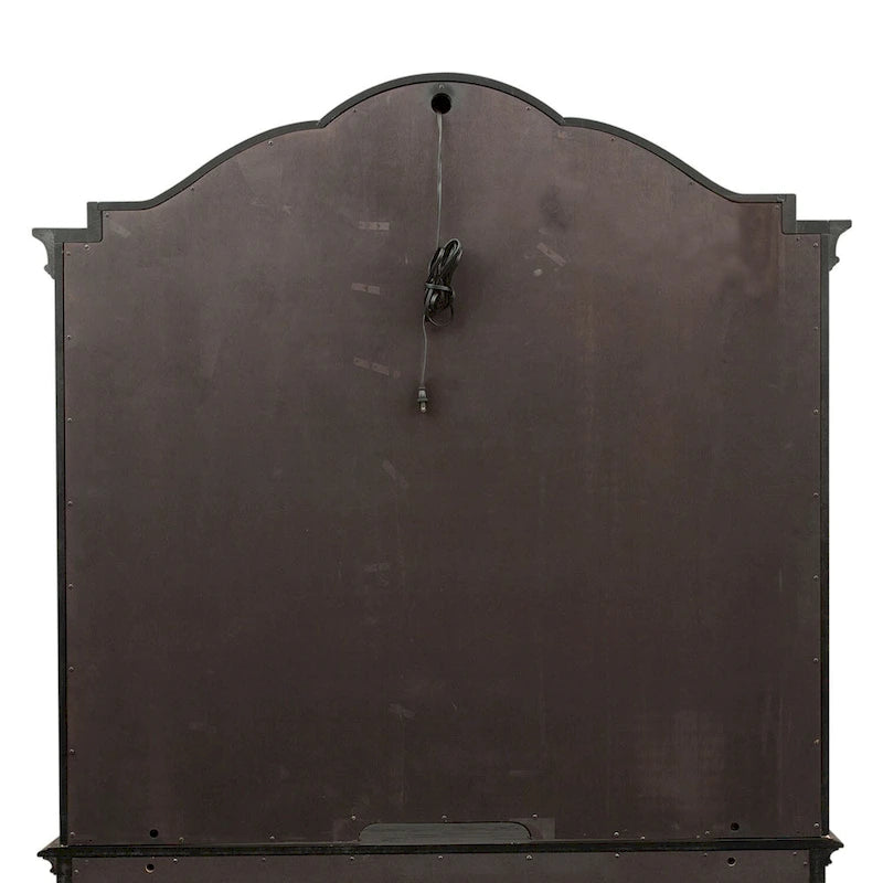 Vaisselier crédenza noir antique brossé
