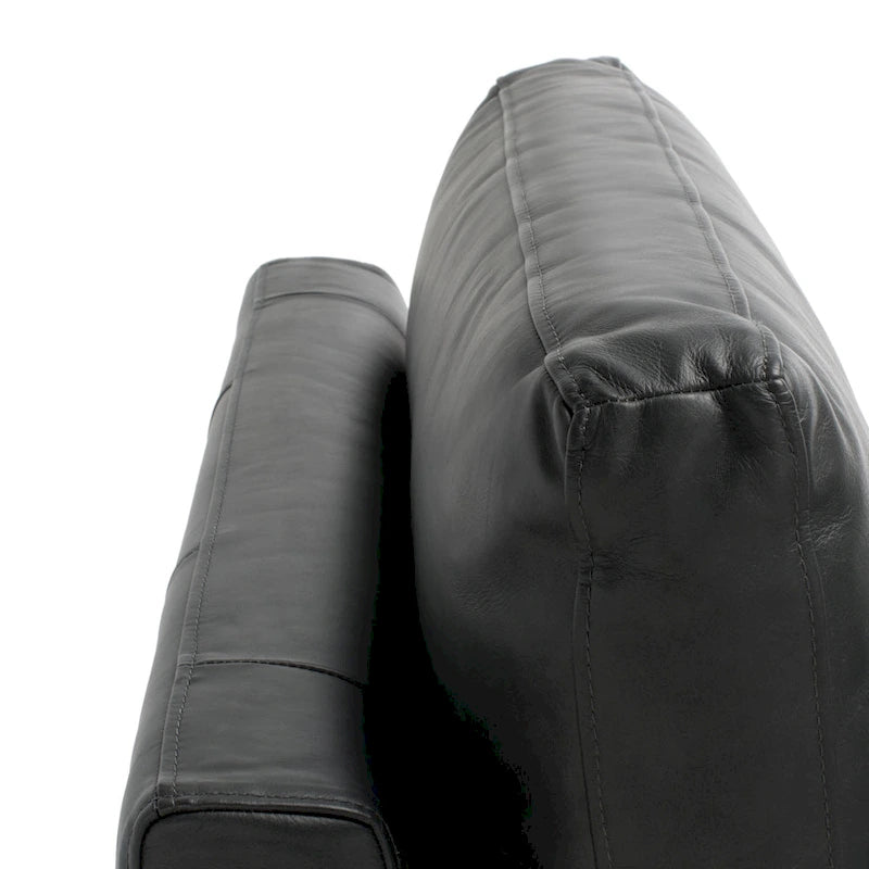 Banc en cuir - 81 po L x 32 po P x 34 po H - 81Lx32Px34H
