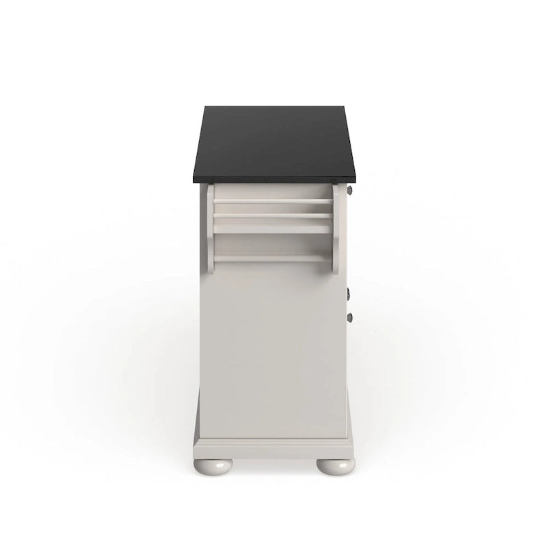 Îlot de cuisine/Chariot avec plateau en granit – 45,7 P x 130,8 L x 86,4 H cm
