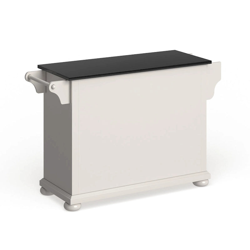Îlot de cuisine/Chariot avec plateau en granit – 45,7 P x 130,8 L x 86,4 H cm