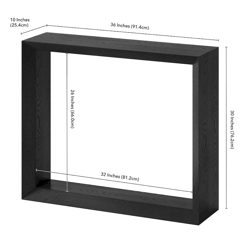 Console rectangulaire de 36 po de largeur - 36 po de largeur