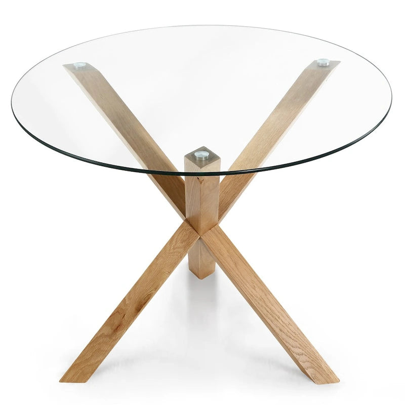 Table de salle à manger ronde de 37,4 pouces