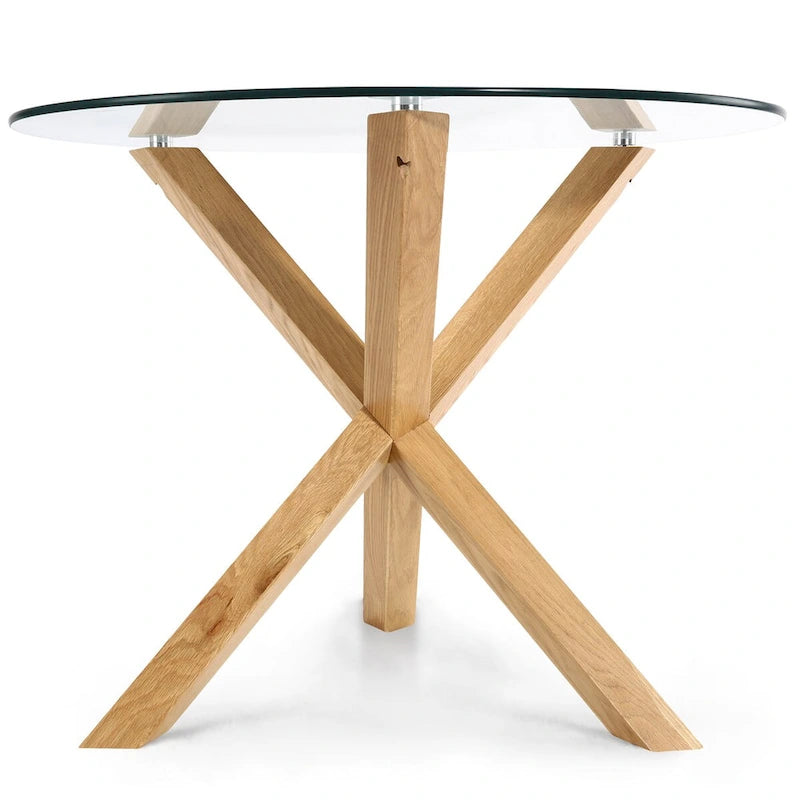 Table de salle à manger ronde de 37,4 pouces
