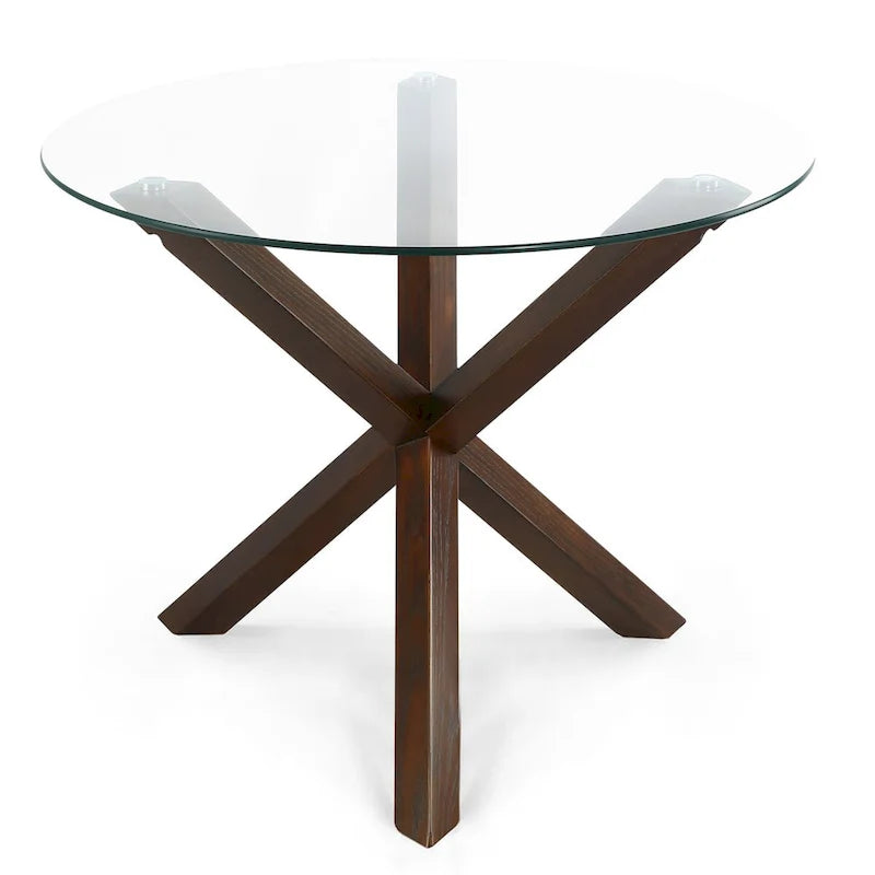 Table de salle à manger ronde de 37,4 pouces