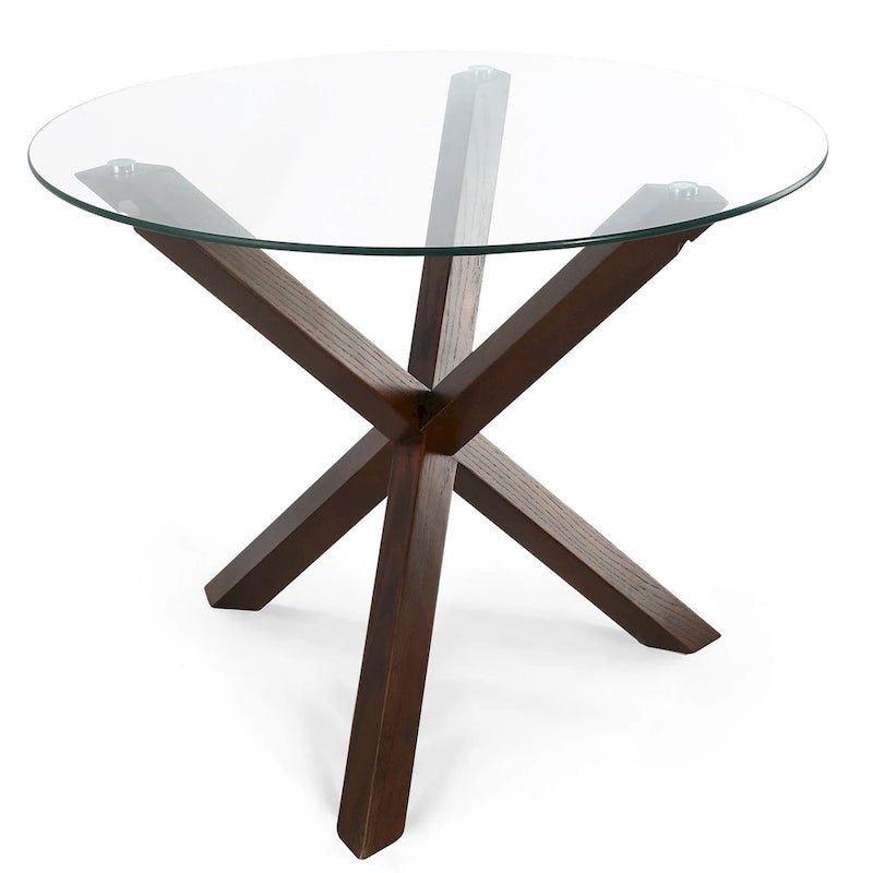 Table de salle à manger ronde de 37,4 pouces