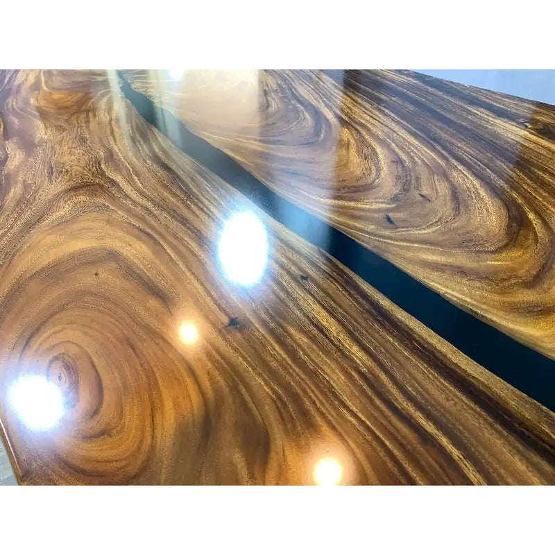 118 Grande table à manger Live Edge