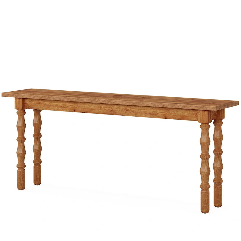 Table console étroite et longue de 180 cm pour salon ou entrée